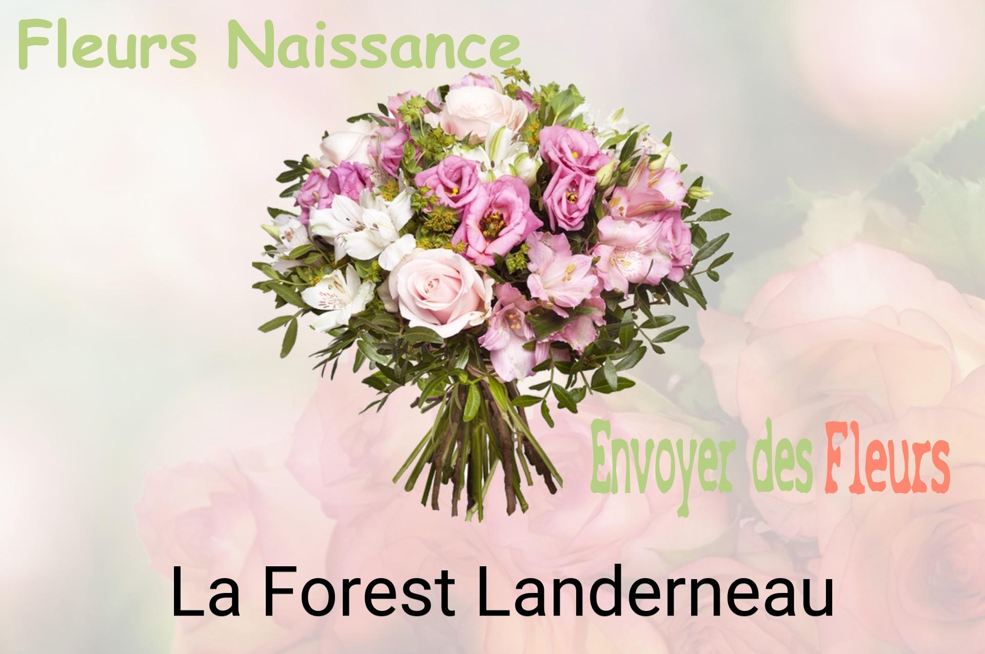 Bouquet de fleurs de naissance livré à La Forest-Landerneau